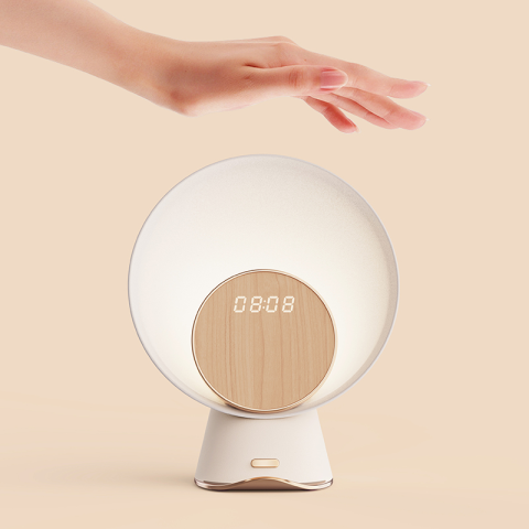 Amoovars ALVA LUNA PLAY 4合1 多功能無線充電 數顯時鐘 藍牙音箱 感應燈